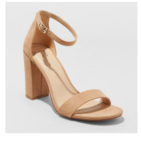 Universal Thread Shoes - High Block Heel Pumps/Sandals-sz 10Wide